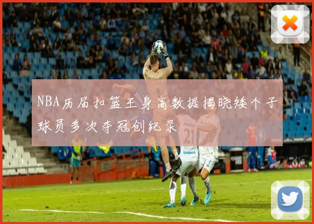 NBA历届扣篮王身高数据揭晓矮个子球员多次夺冠创纪录