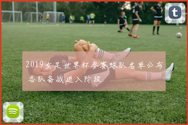 2019女足世界杯参赛球队名单公布 各队备战进入阶段
